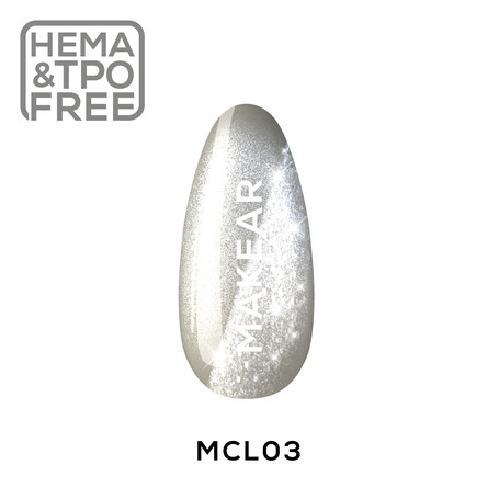 03 Moonlight Cat Eye - UV Nagellack Glow in the Dark ohne Hema 8ml MAKEAR