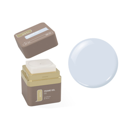 O2 (Milky-Grau) - Frame Gel NO FILE 30ml HEYLOVE