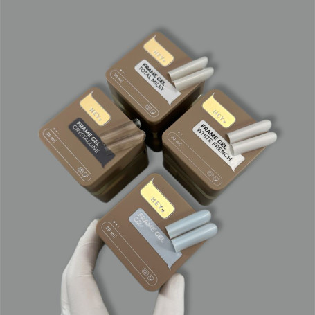 O2 (Milky-Grau) - Frame Gel NO FILE 30ml HEYLOVE