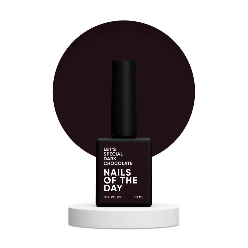 Dark Chocolate - GEL POLISH 10ml NAILS OF THE DAY-Online-Shop-Double Beauty Shop