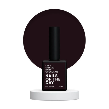 Dark Chocolate - GEL POLISH 10ml NAILS OF THE DAY