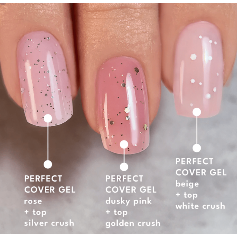 DUSKY PINK - Perfect Cover Gel 30ml ECLAIR-MODELLAGE GELE EINPHASEN-SYSTEM-Double Beauty Shop