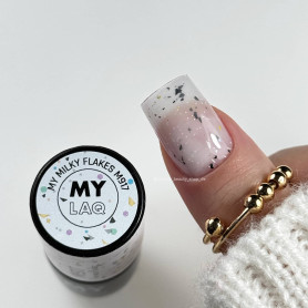 MY MILKY FLAKES - UV Nagellack 5 ml MYLAQ 2