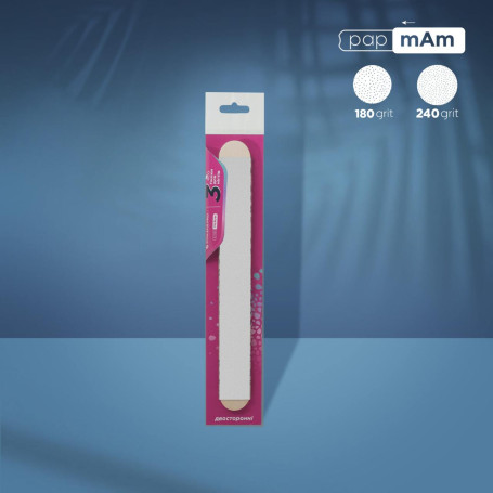 3 Ersatzfeile 180/240 grid + 3 wooden base SET PAPMAM STALEKS