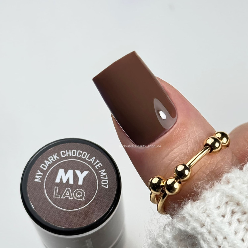 MY DARK CHOCOLATE - UV Nagellack 5 ml MYLAQ-UV NAGELLACKE-Double Beauty Shop