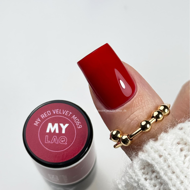 RED VELVET - UV Nagellack 5 ml MYLAQ-UV NAGELLACKE-Double Beauty Shop
