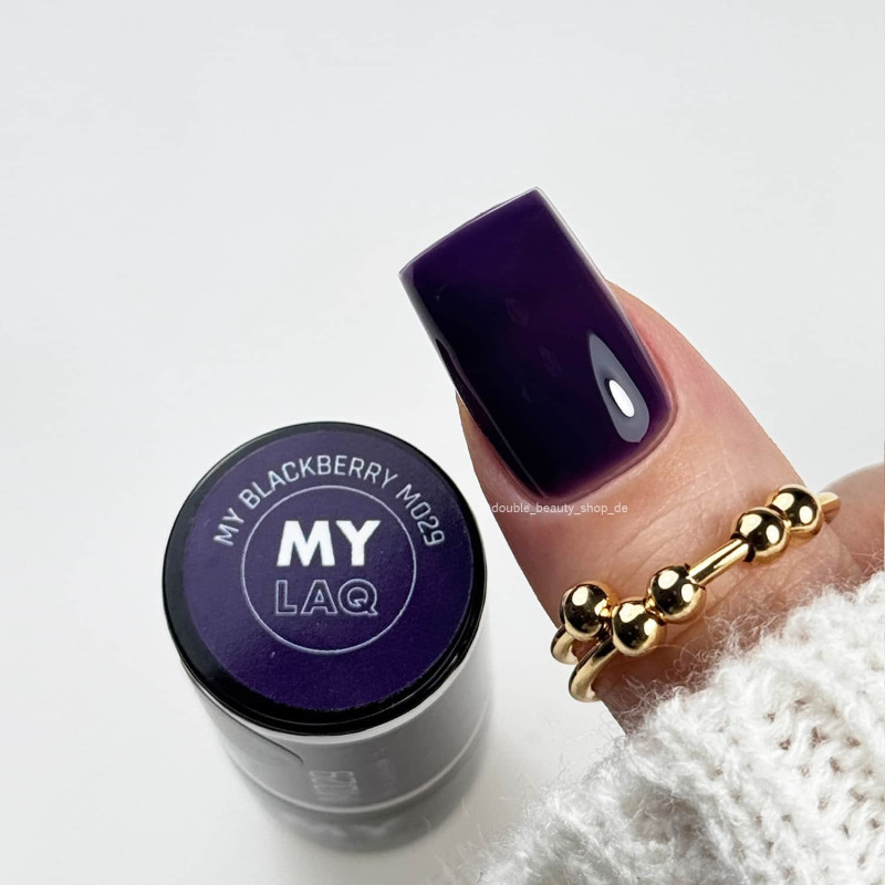 BLACKBERRY - UV Nagellack 5 ml MYLAQ-UV NAGELLACKE-Double Beauty Shop