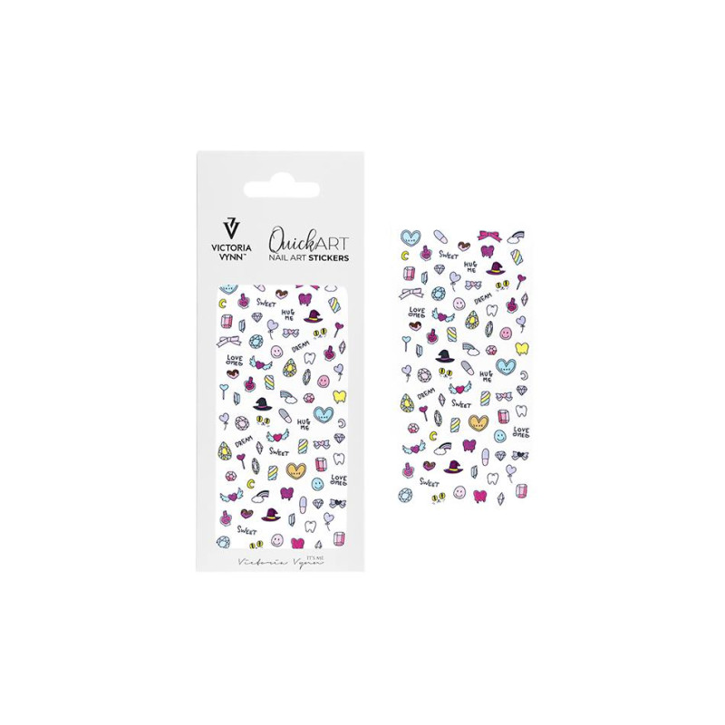 QUICK ART 16 VICTORIA VYNN-NAILART STICKER-Double Beauty Shop