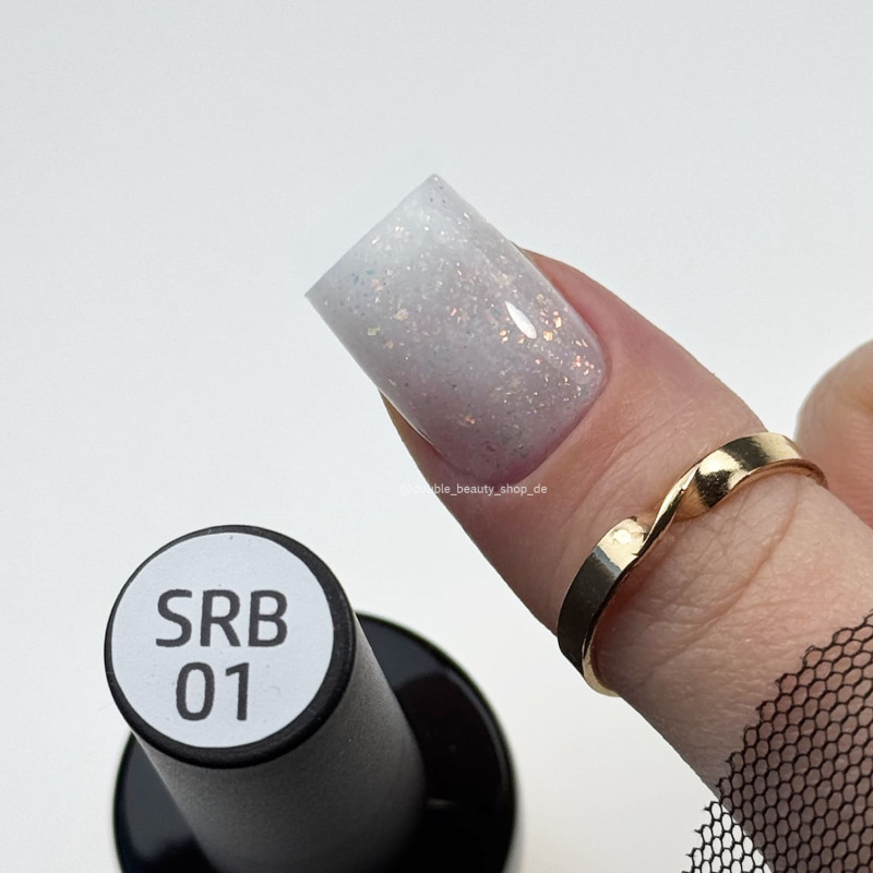 01 Lyra - Sparkling Rubber Base 8ml MAKEAR-MAKEAR-Double Beauty Shop