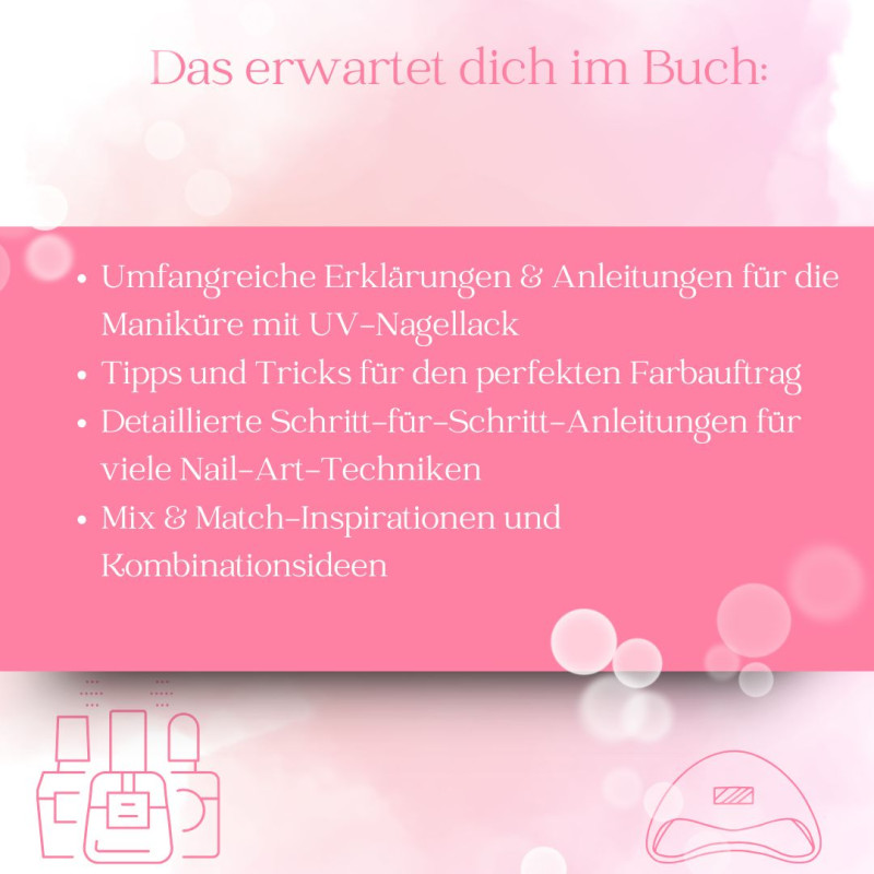 Buch - UV Nail Art. Grundlagen - Techniken - Nageldesigns von Salome Drechsel @meloo_nails-UV NAGELLACKE-Double Beauty Shop