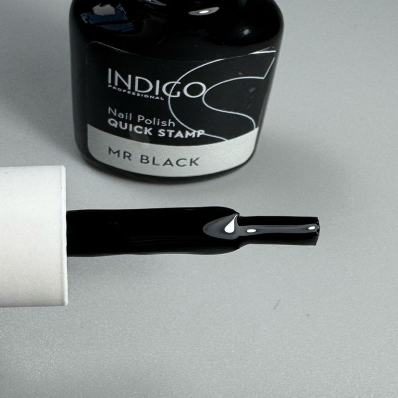 Mr. Black - Quick Stamp 7ml Stempellack-STAMPINGLACKE-Double Beauty Shop