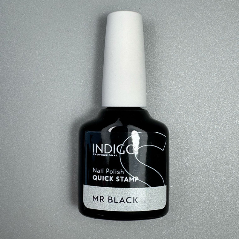 Mr. Black - Quick Stamp 7ml Stempellack-STAMPINGLACKE-Double Beauty Shop