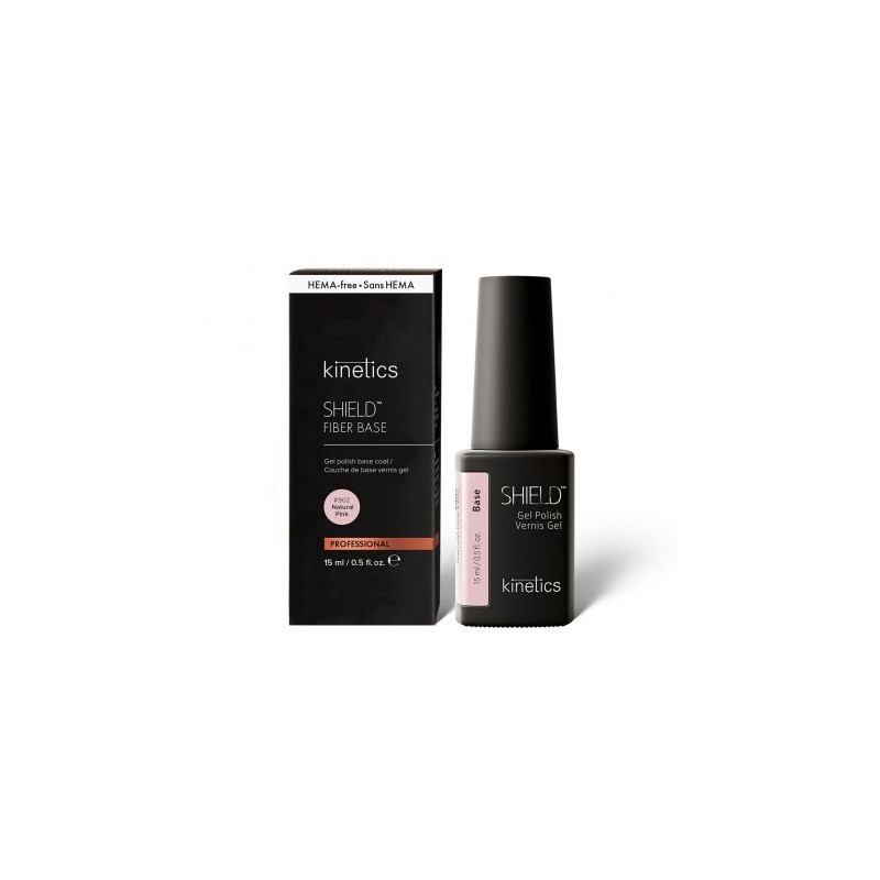 902 NATURAL PINK - Fiber Base Coat OHNE HEMA 15ml KINETICS-UV NAGELLACKE-Double Beauty Shop