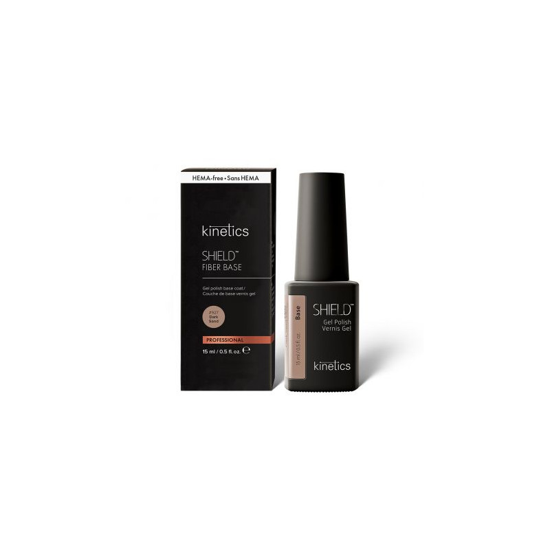 927 DARK SAND - Fiber Base Coat OHNE HEMA 15ml KINETICS-UV NAGELLACKE-Double Beauty Shop