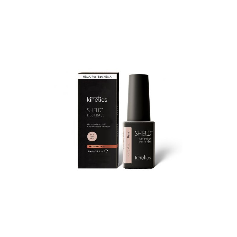 929 LIGHT SAND - Fiber Base Coat OHNE HEMA 15ml KINETICS-UV NAGELLACKE-Double Beauty Shop