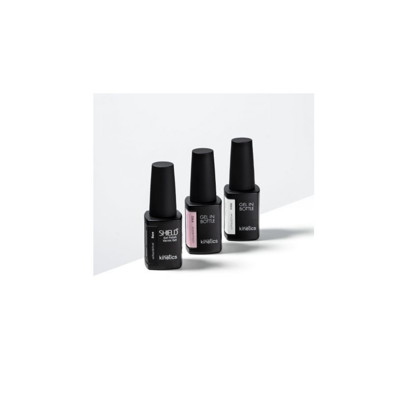 SET 2 Bottle Gel + 1 Base Coat (3x15ml) KINETICS-UV NAGELLACKE-Double Beauty Shop