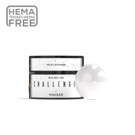 MILKY - NO FILE Challengel Shimmer Builder Gel OHNE HEMA... 2
