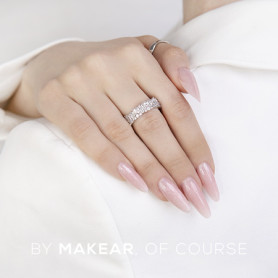 PINK - NO FILE Challengel Shimmer Builder Gel OHNE HEMA...