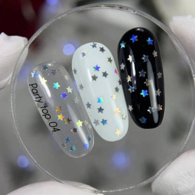 04 PARTY TOP - Top Coat (No Wipe) 10ml NAILS OF THE DAY 2