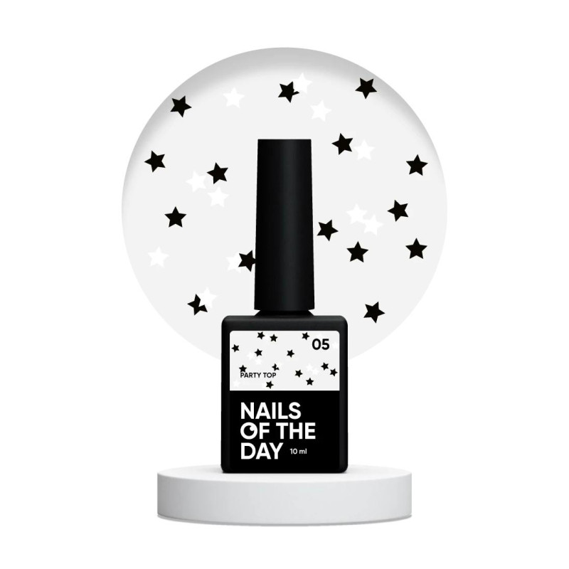 05 PARTY TOP - Top Coat (No Wipe) 10ml NAILS OF THE DAY-Online-Shop-Double Beauty Shop