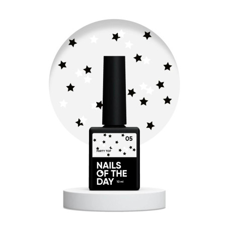 05 PARTY TOP - Top Coat (No Wipe) 10ml NAILS OF THE DAY