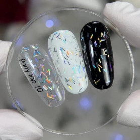 10 PARTY TOP - Top Coat (No Wipe) 10ml NAILS OF THE DAY 2