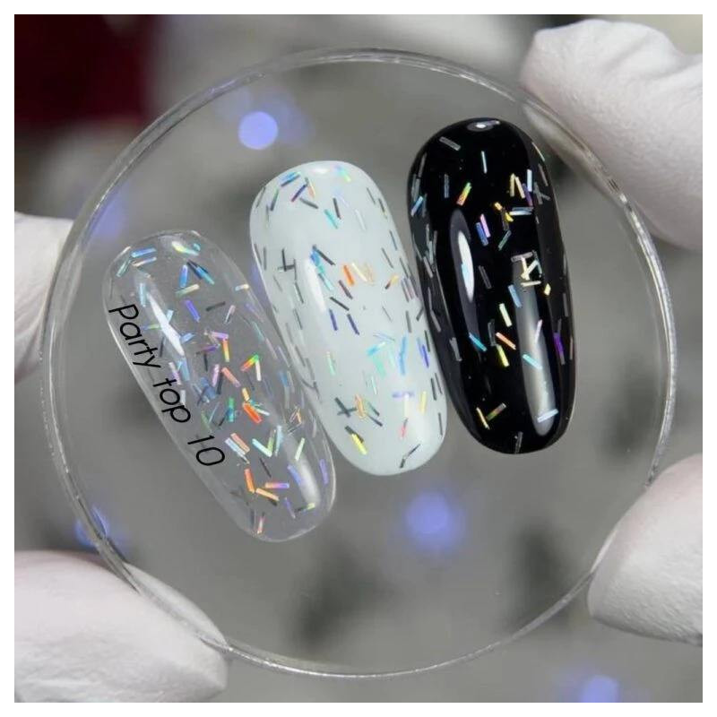 10 PARTY TOP - Top Coat (No Wipe) 10ml NAILS OF THE DAY-Online-Shop-Double Beauty Shop