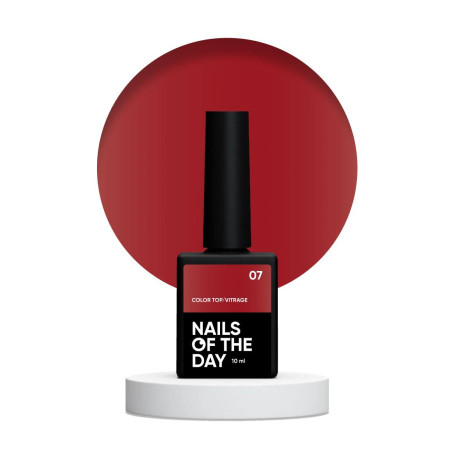 07 Vitrage Top - Top Coat (No Wipe) 10ml NAILS OF THE DAY