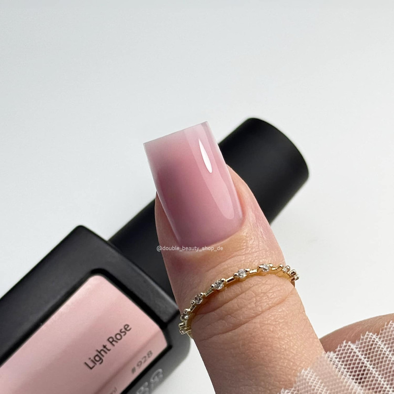 928 LIGHT ROSE - Fiber Base Coat OHNE HEMA 15ml KINETICS-UV NAGELLACKE-Double Beauty Shop