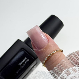 932 SILVER DUST - SHIMMER Top Coat OHNE HEMA 15ml KINETICS