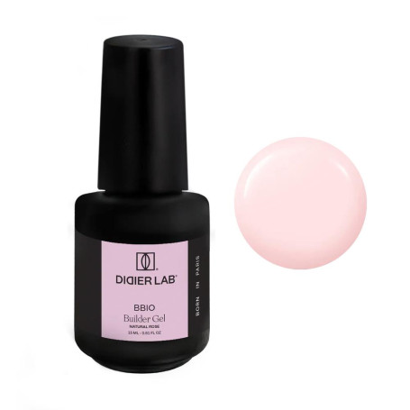 NATURAL ROSE - BUILDER BOTTLE GEL BBIO (OHNE HEMA) 15 ml Didier Lab