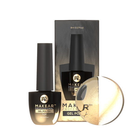 GOLD - Cat Eye Top Coat (No Wipe) OHNE HEMA 8ml MAKEAR