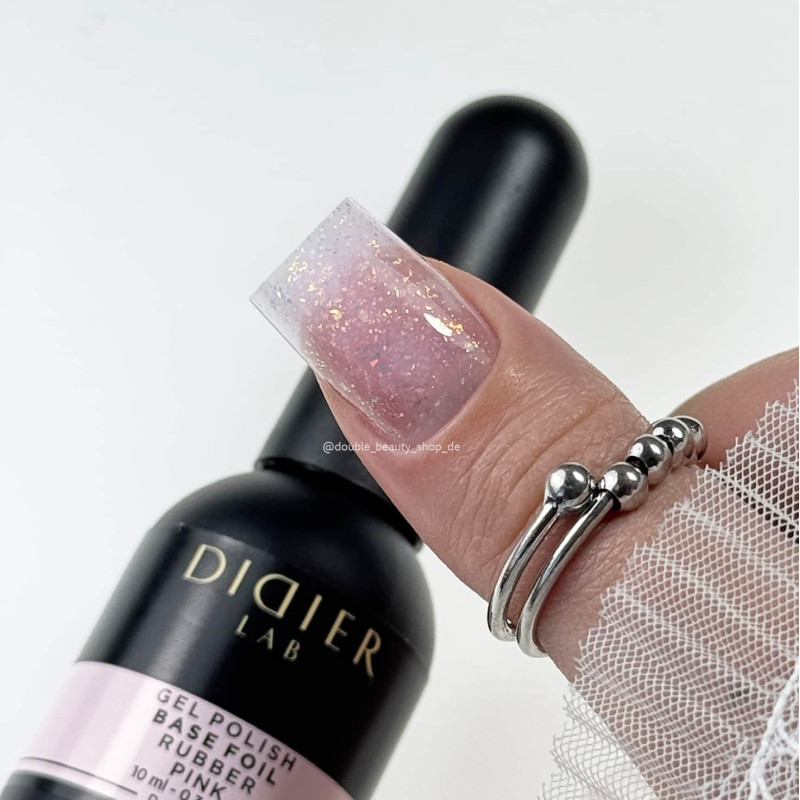 FOIL PINK - RUBBER BASE FOIL 10 ml DIDIER LAB-Online-Shop-Double Beauty Shop
