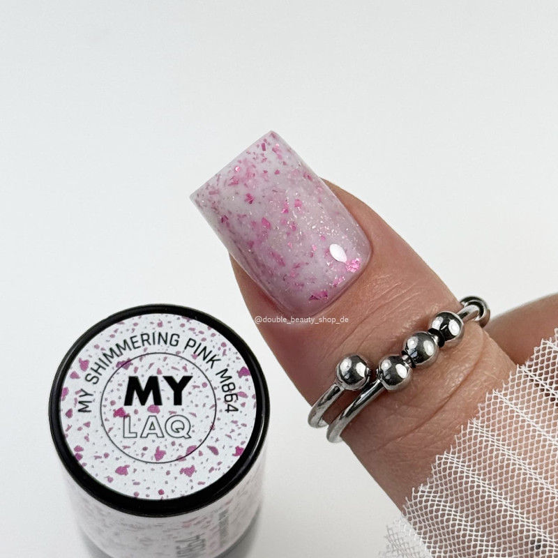 MY SHIMMERING PINK - UV Nagellack 5 ml MYLAQ-UV NAGELLACKE-Double Beauty Shop