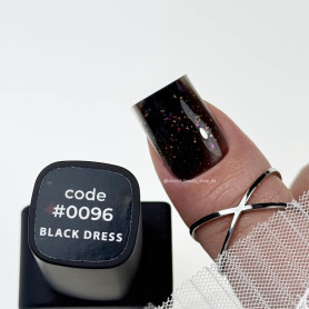 0096 Black Dress - Cover Base Coat 12ml DNKa 2