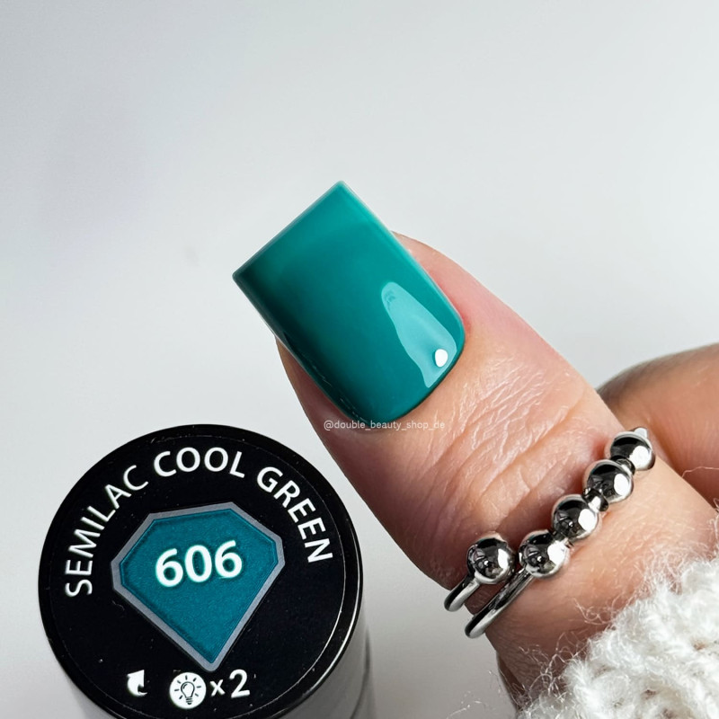606 Cool Green - UV Nagellack 7ml Semilac-Alle Farben SEMILAC-Double Beauty Shop