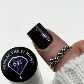 611 Violet Night - UV Nagellack 7ml Semilac