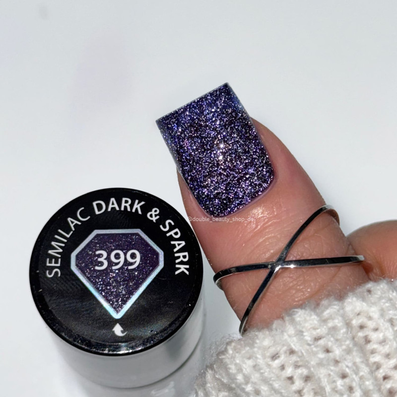 399 Dark & Spark - UV Nagellack 7ml Semilac-Online-Shop-Double Beauty Shop
