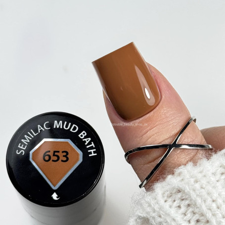 653 Mud Bath - UV Nagellack 7ml Semilac