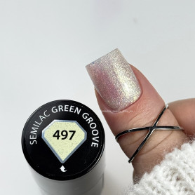 497 Green Groove - UV Nagellack 7ml Semilac 2