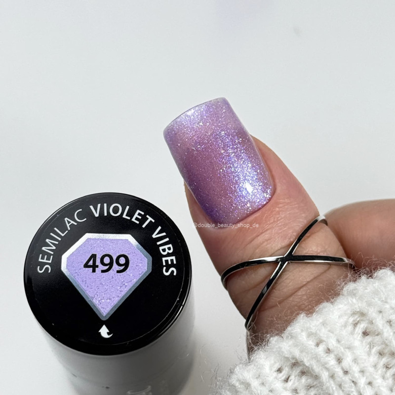 499 Violet Vibes - UV Nagellack 7ml Semilac-Alle Farben SEMILAC-Double Beauty Shop