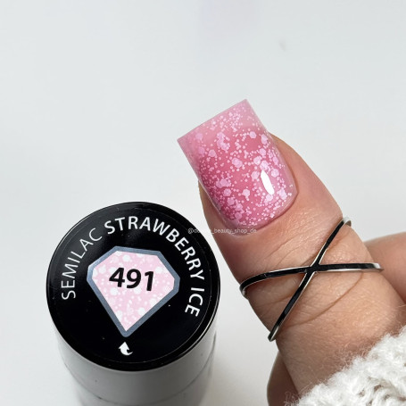 491 Strawberry Ice - UV Nagellack 7ml Semilac