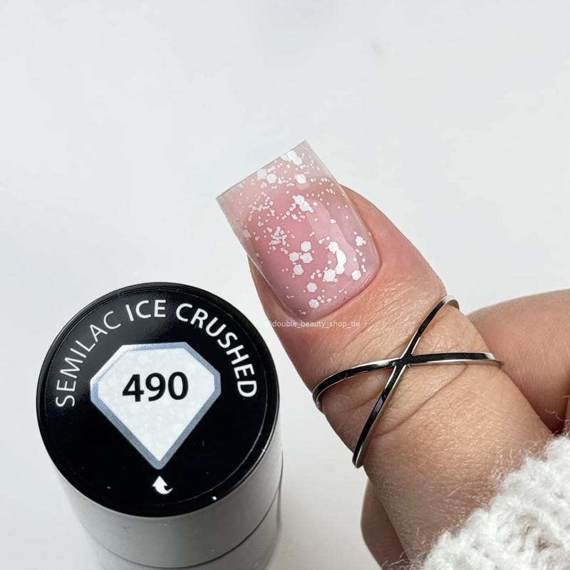 490 Ice Crushed - UV Nagellack 7ml Semilac-Alle Farben SEMILAC-Double Beauty Shop