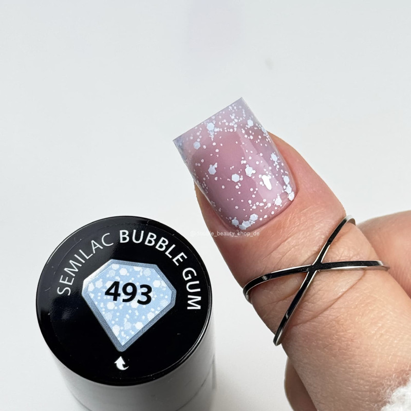 493 Bubble Gum - UV Nagellack 7ml Semilac-Alle Farben SEMILAC-Double Beauty Shop