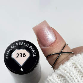 236 Peach Pearl - UV Nagellack 7ml Semilac 2