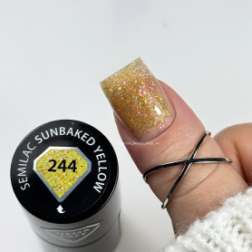 244 Sunbaked Yellow - UV Nagellack 7ml Semilac 2