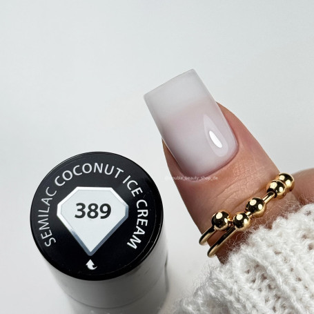 389 COCONUT ICE CREAM - UV Nagellack 7ml Semilac