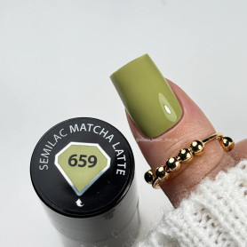 659 Matcha Latte - UV Nagellack 7ml Semilac 2