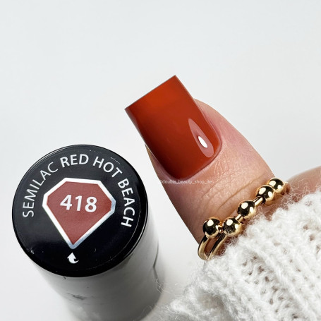 418 RED HOT BEACH - UV Nagellack 7ml Semilac