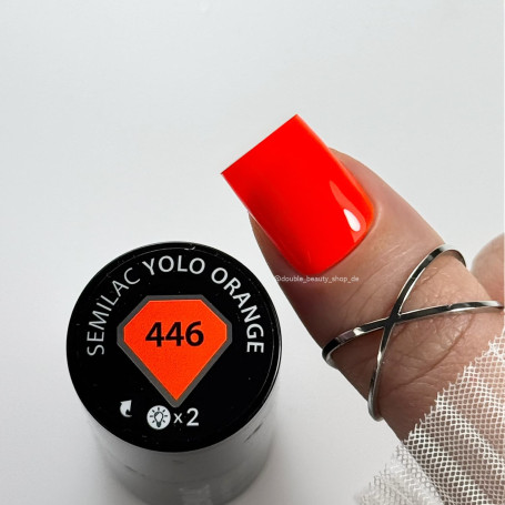 446 YOLO Orange - UV Nagellack 7ml Semilac